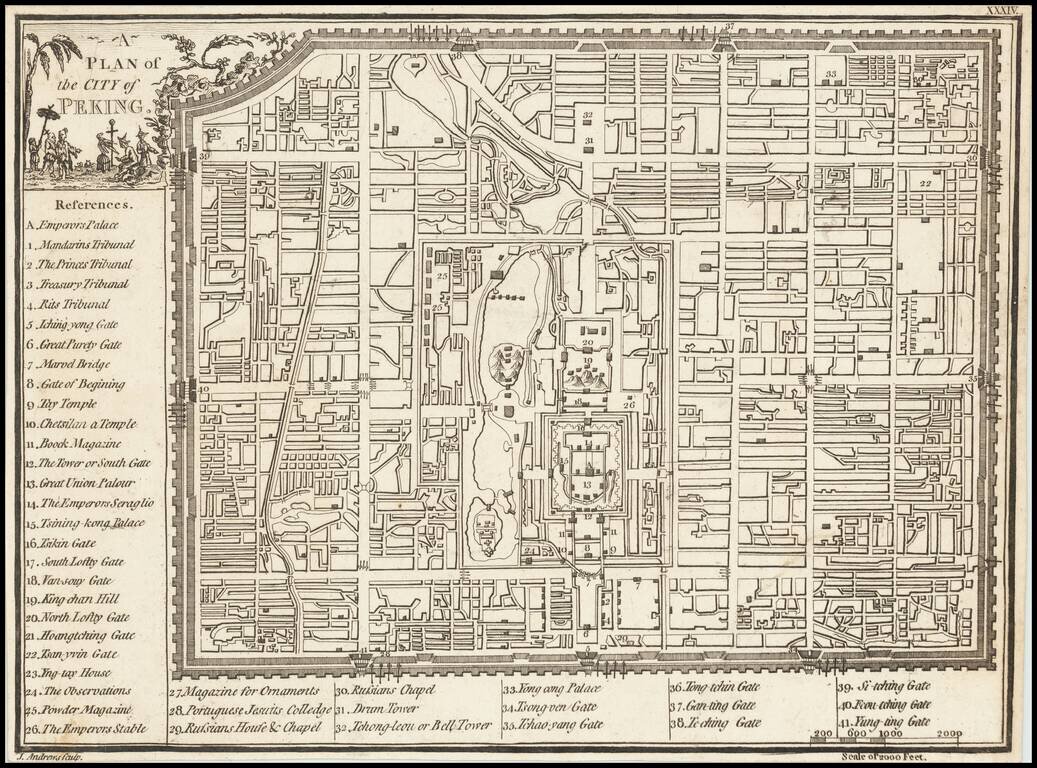 A Plan of the City of Peking