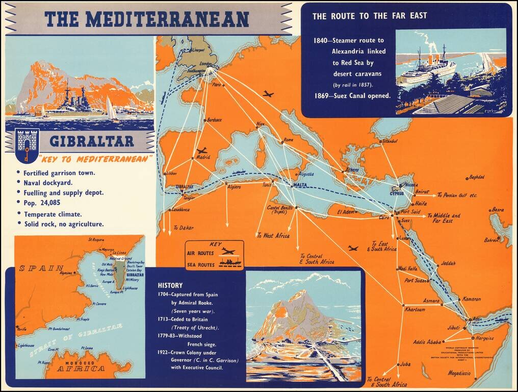 The Mediterranean / Gibraltar Key To the Mediterranean