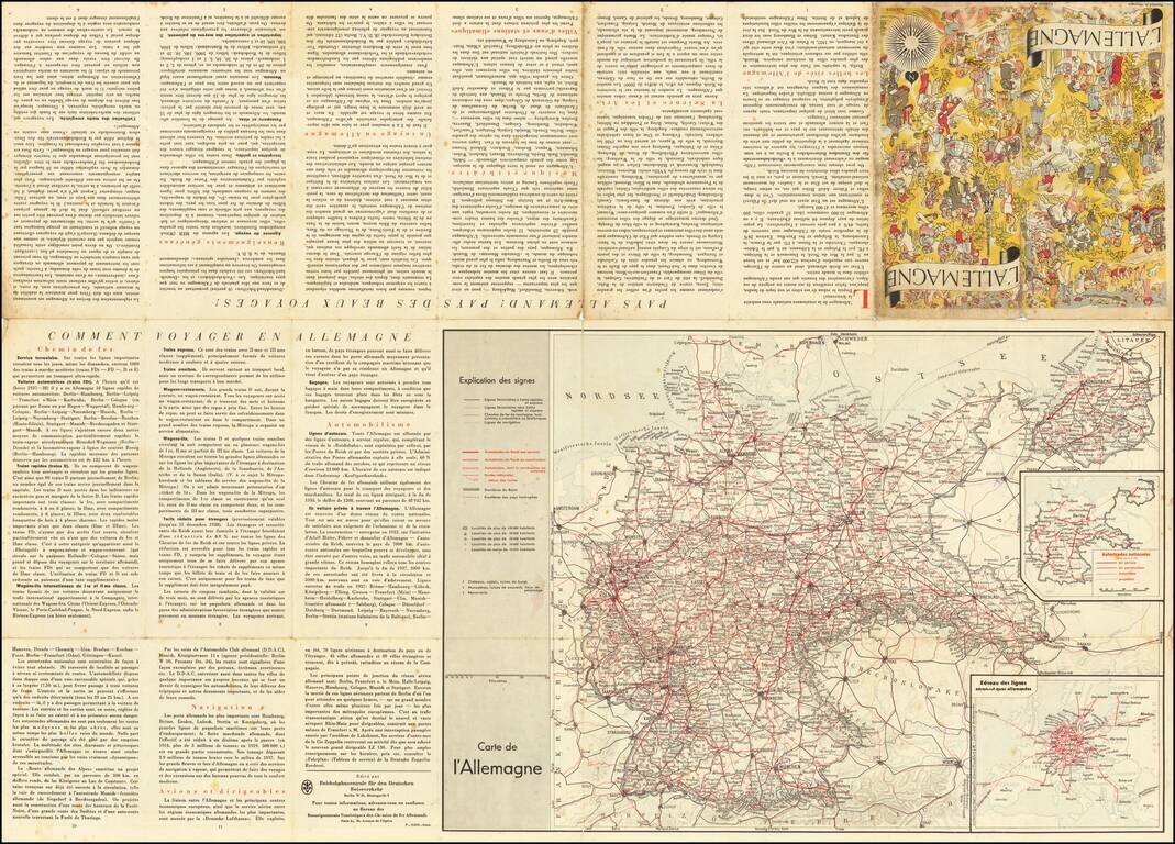 (Second World War - Nazi Germany) L'Allemagne Paradis du Tourisme. [Germany The Paradise of Tourism.]