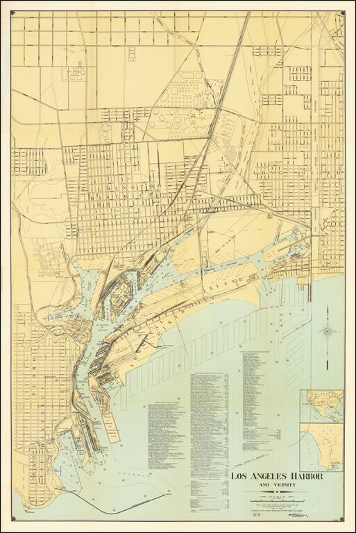 Los Angeles Harbor and Vicinity . . . 1929
