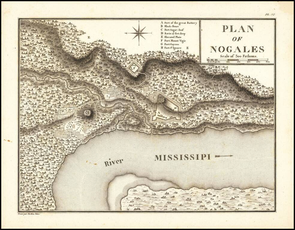 (Vicksburg, Mississippi) Plan of Nogales