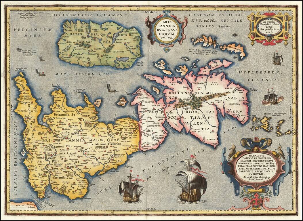 Britannicarum insularum typus ortelius