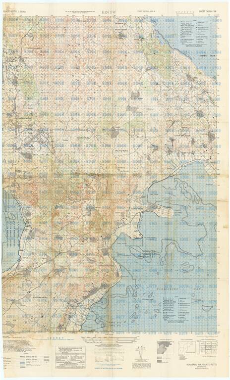 (Second World War - Okinawa) [Large Battlefield Composite Map of Okinawa]