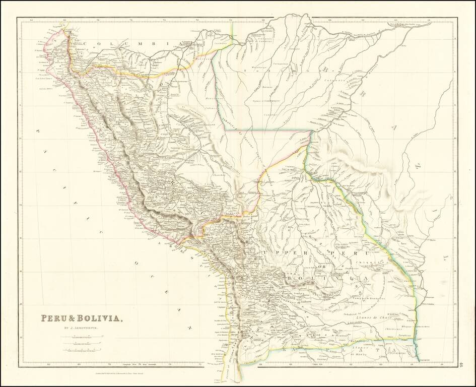 Peru & Boliva, By J. Arrowsmith