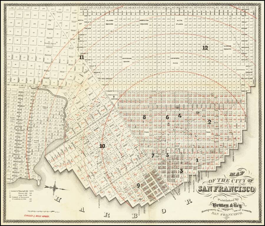 Map of the City of San Francisco Published by Britton & Rey . . .
