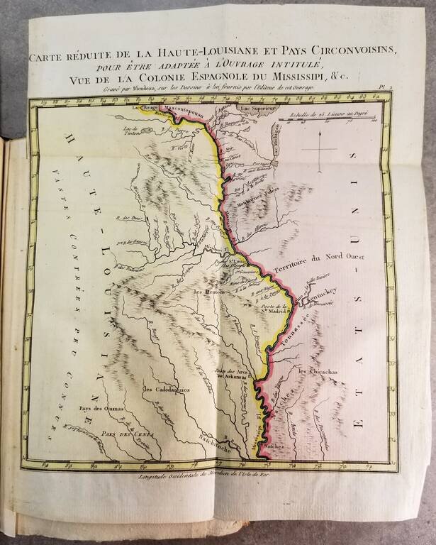 Vue de la colonie espagnole du Mississipi, ou des provinces de Louisiane et Floride occidentale, en l'année 1802, par un observateur résidant sur les lieux