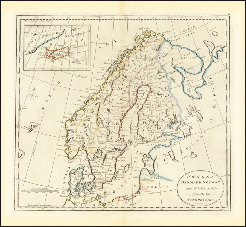Sweden, Denmark, Norway and Finland, from the best Authorities