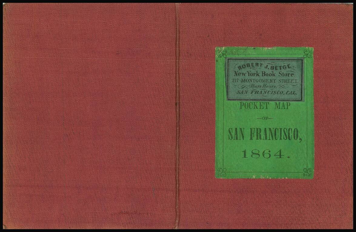 Railroad Map of the City of San Francisco California.  Published by A. Gensoul, Bookseller and Stationer . . .
