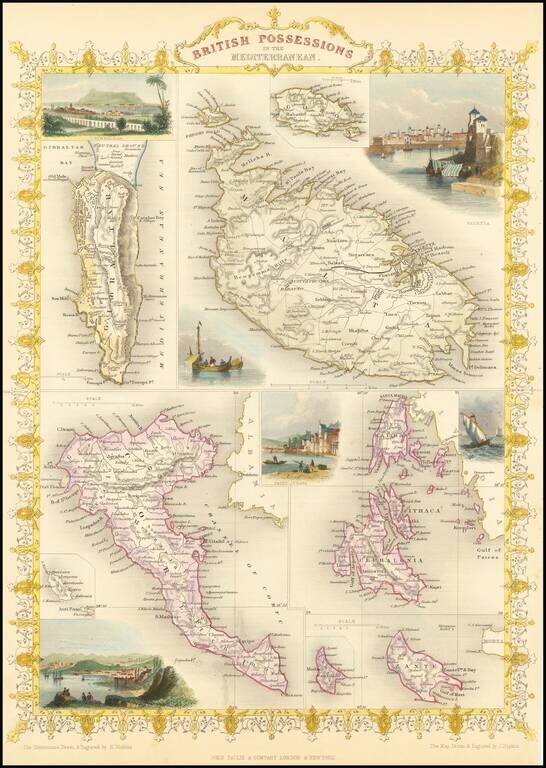 British Possessions in the Mediterranean  (includes Malta)