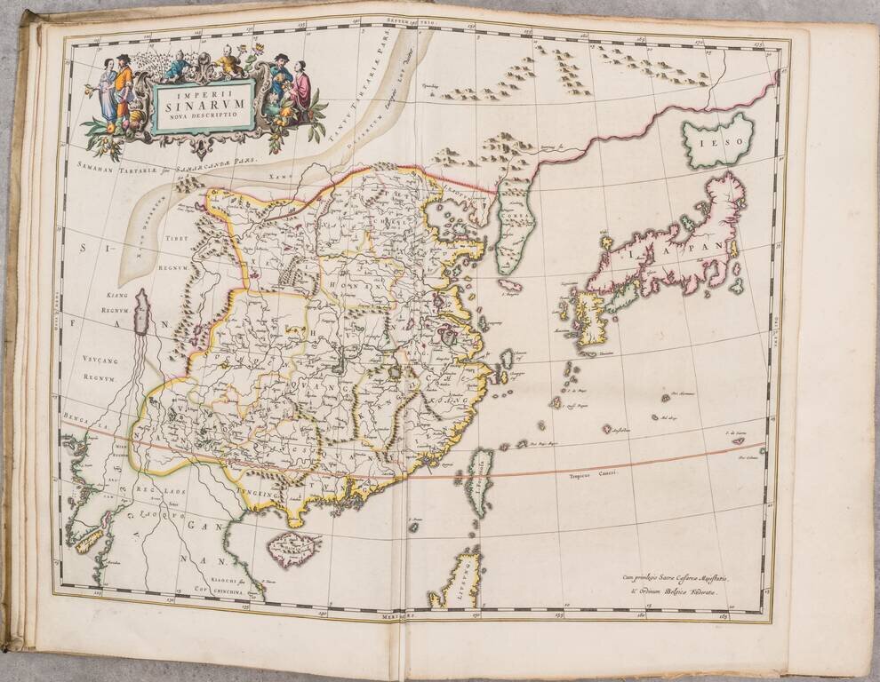(China Atlas) Novus Atlas Sinensis, A Matino Matinio... Seste Deel van de Nieuwe Atlas, oft Toonneel des Aerdrijck, Uytgegeven door Joan Blaeu.