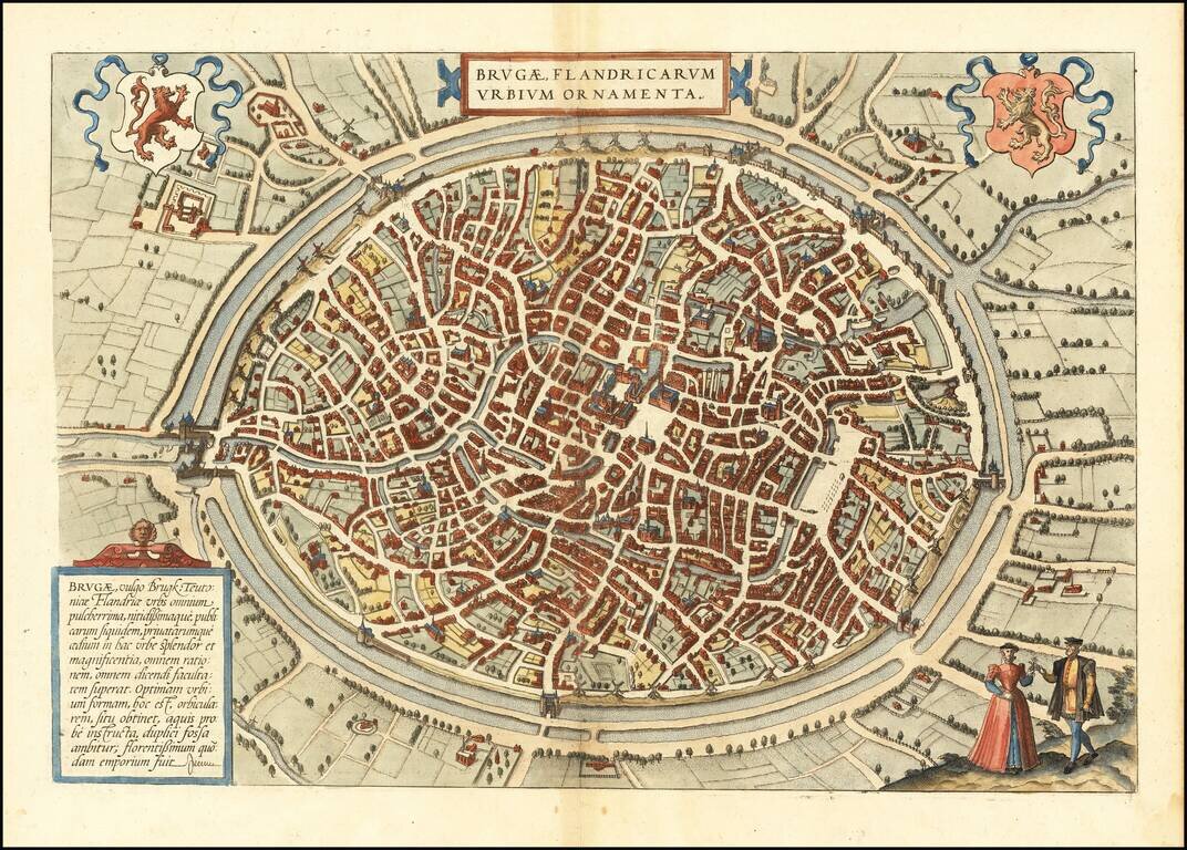 [Brugge] Brugae, Flandricarum Urbium Ornamenta