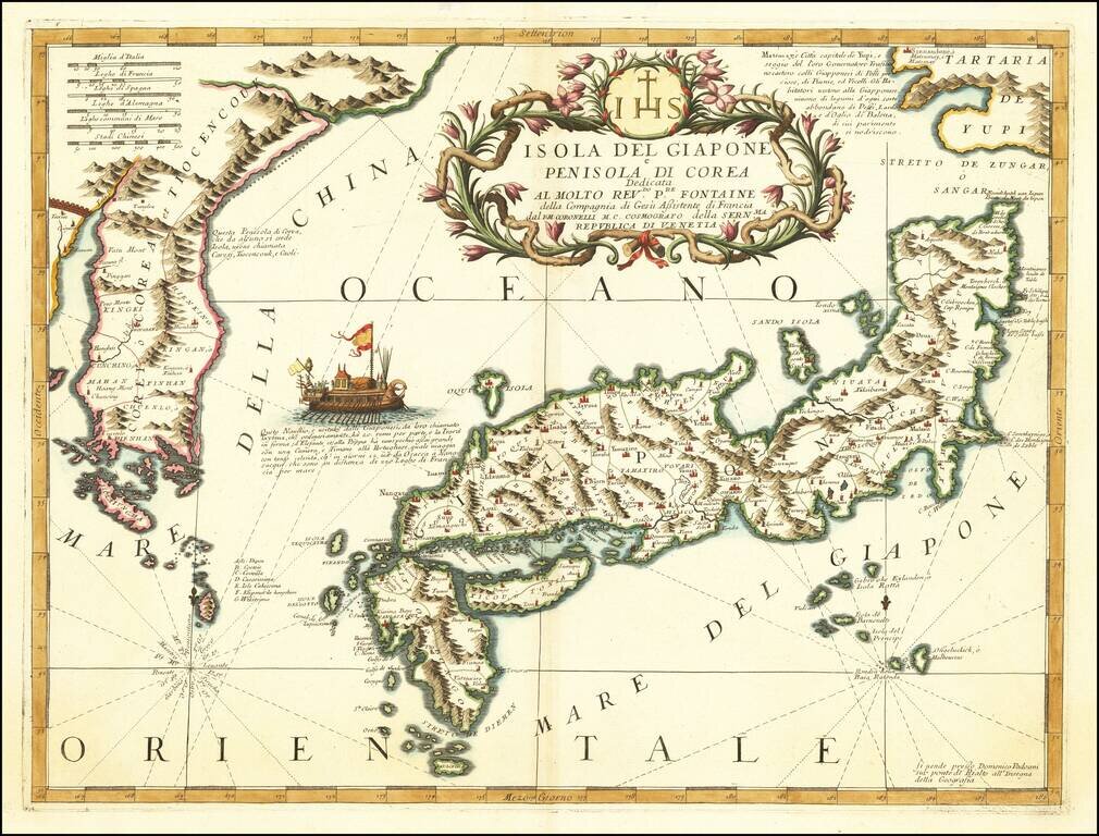 Isola del Giapone e Penisola di Corea . . .