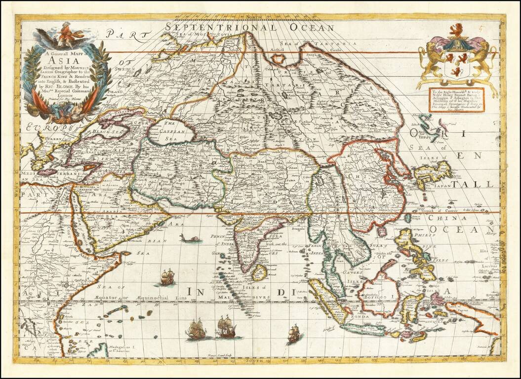 A Generall Mapp of Asia . . . 1669
