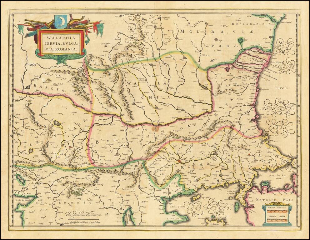 Walachia Servia, Bulgaria, Romania