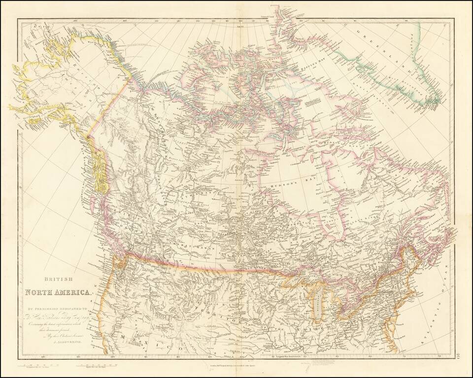British North America. By Permission Dedicated to The Honble. Hudsons Bay Company; Containing the latest information which their documents furnish . . .