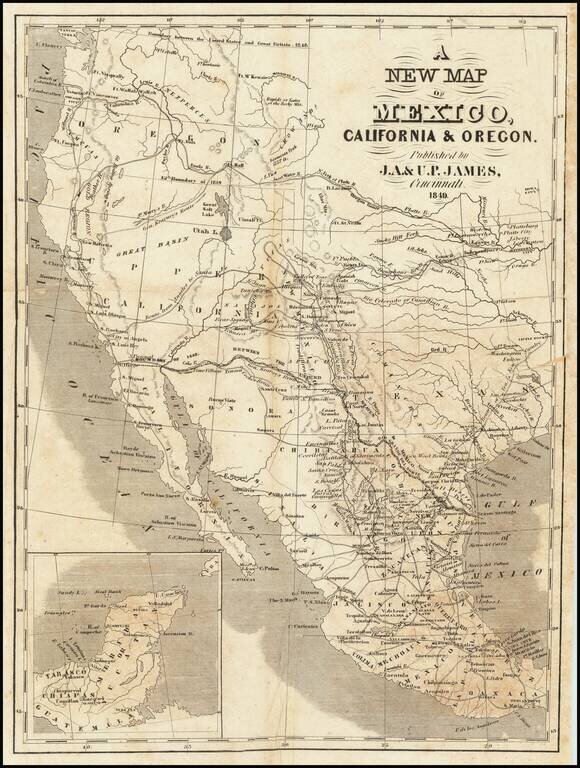 A New Map of Mexico, California, and Oregon . . .