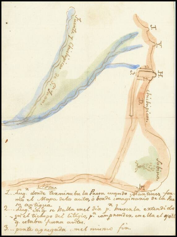 [Manuscript Map, Michoacan, Mexico]