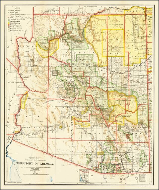 Territory of Arizona . . .1908
