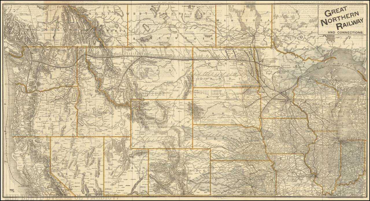Great Northern Railway and Connections / Red River Valley / The Bread Basket of America!