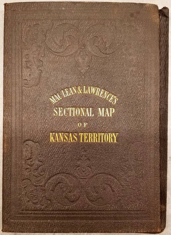 Mac Lean & Lawrence's Sectional Map of Kansas Territory Compiled From U.S. Surveys By C.P. Wiggin
