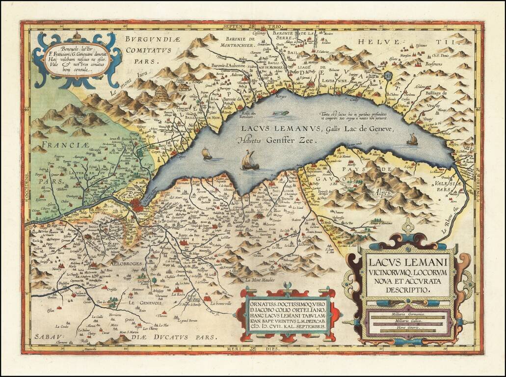 Lacus Lemani Vicinorumque Locorum Nova et Accurata Descriptio