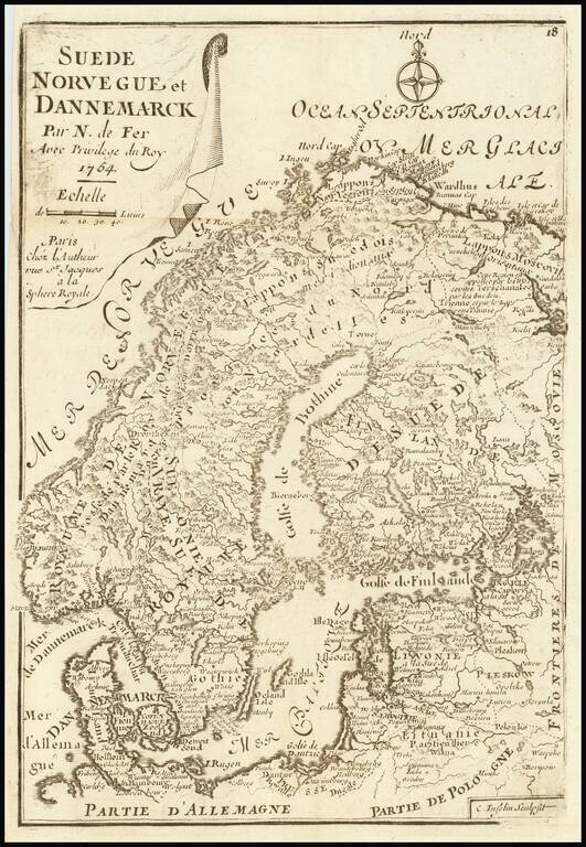 Suede Norvegue et Dannemarc . . .1754