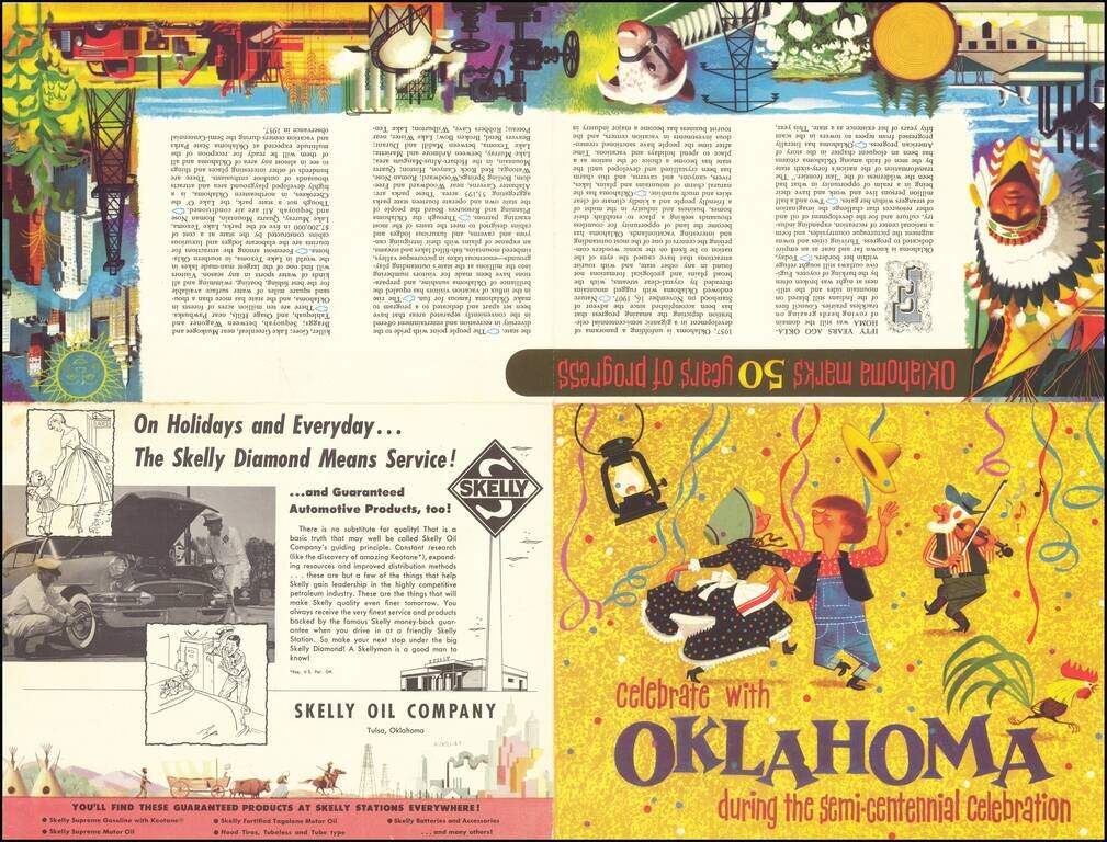 Oklahoma's Festive 50th Year -- a variety of fun for everyone -- celebrate with Oklahoma during the semi-centennial celebration