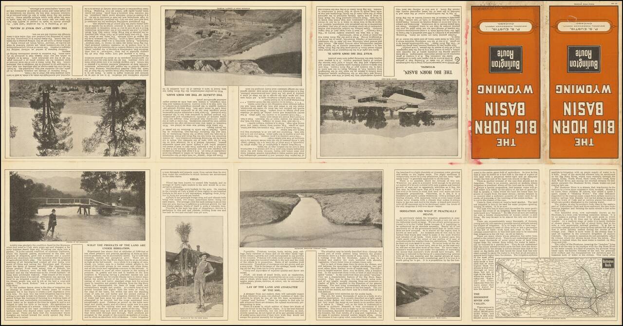 Map of Big Horn Basin / Burlington Route