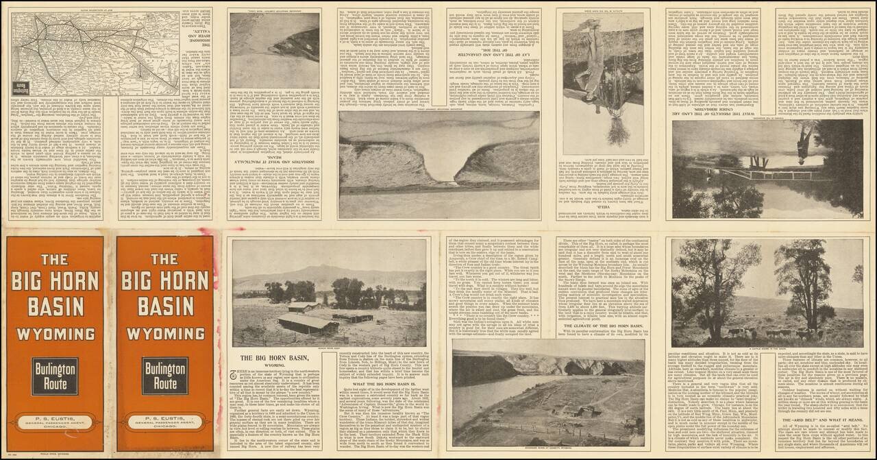 Map of Big Horn Basin / Burlington Route