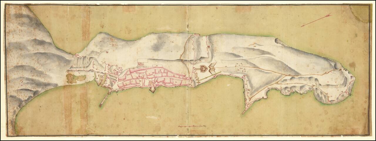 [Manuscript Map of Gibraltar]