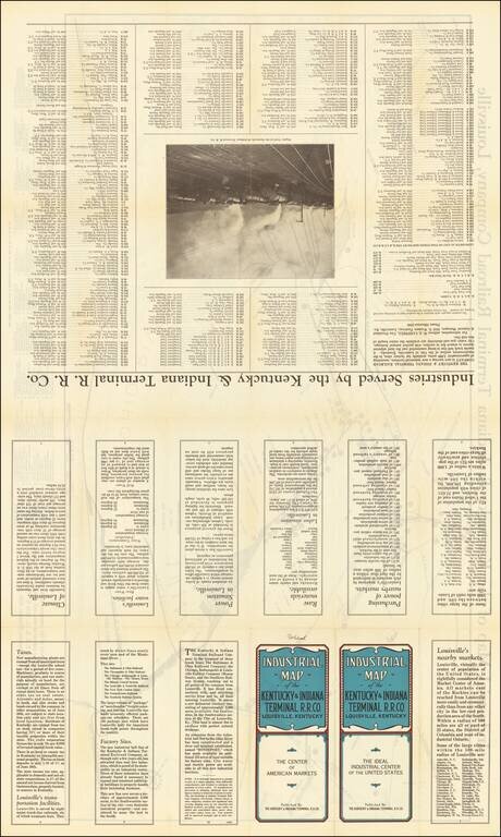 Industrial Map of the Kentucky & Indiana Terminal Railroad Company, Louisville