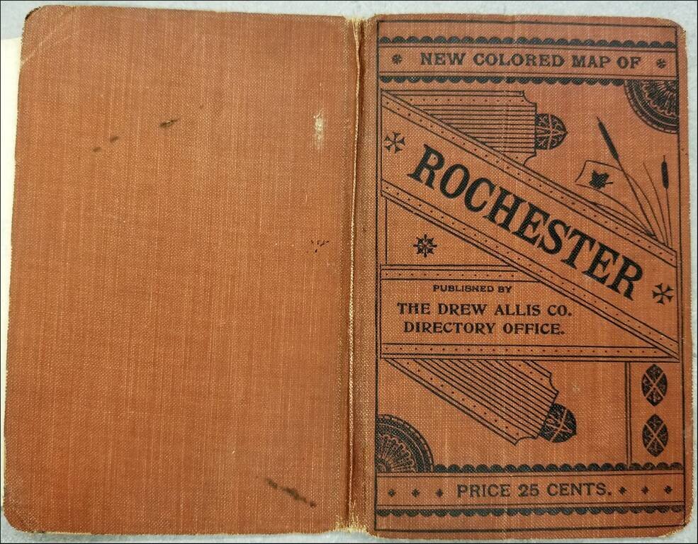 Map of the City of Rochester 1906.