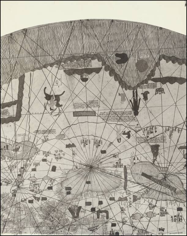 [Early Photographic Facsimile of the Catalan-Estense World Map]