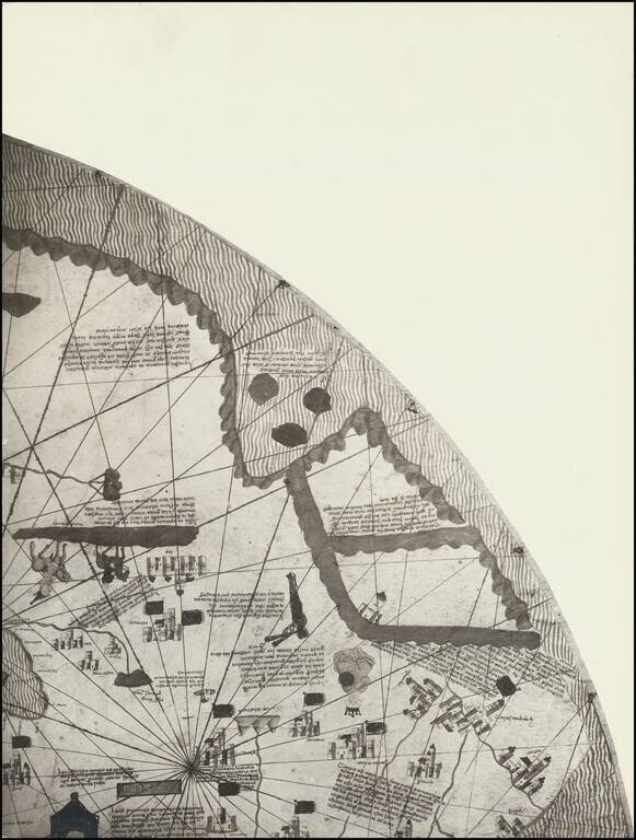 [Early Photographic Facsimile of the Catalan-Estense World Map]