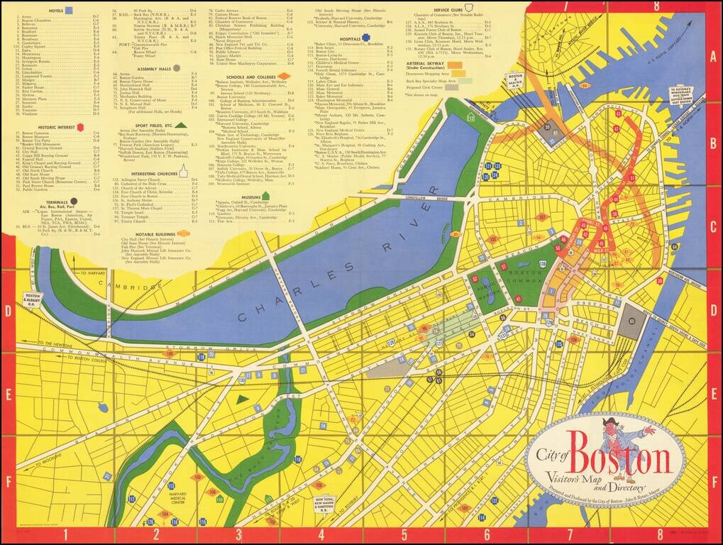 City of Boston Visitor's Map and Directory . . .