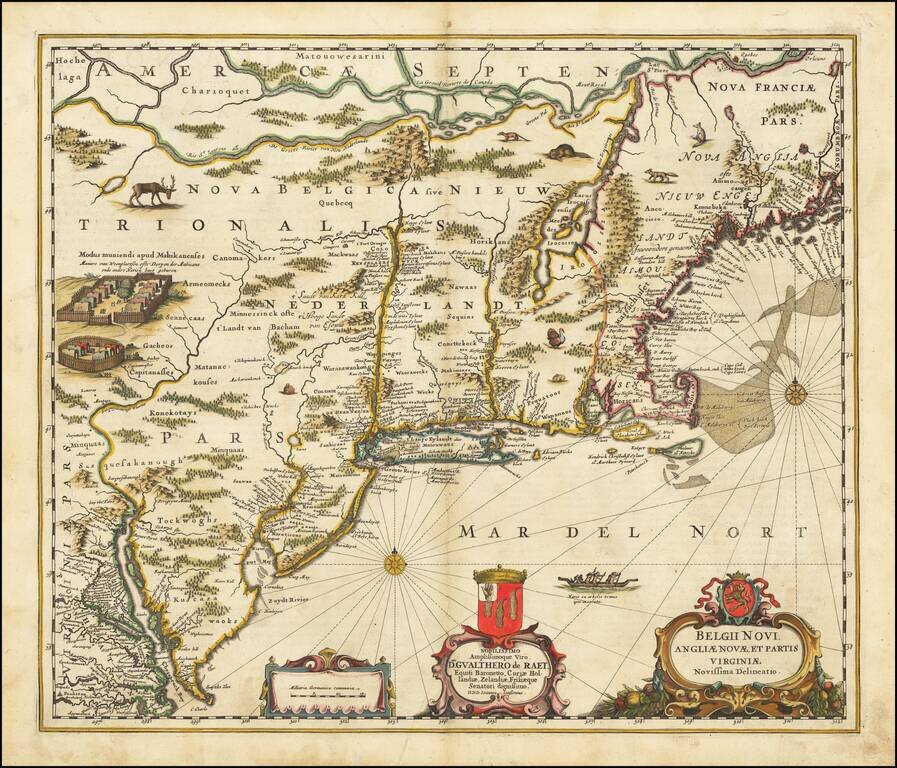 Belgii Novi Angliae Novae et Partis Virginiae Novissima Delineatio