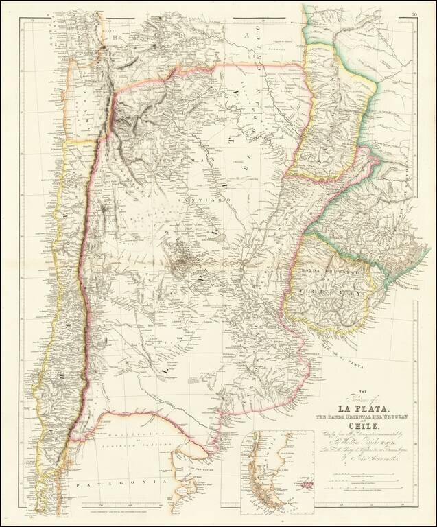 The Provinces of La Plata, The Banda Oriental Del Uruguay and Chile, Chiefly from M.S. documents communicated by Sir Woodbine Parish, K.C.H.  Late H.M. Charge' d'Affairs &c at Buenos Ayres . . .