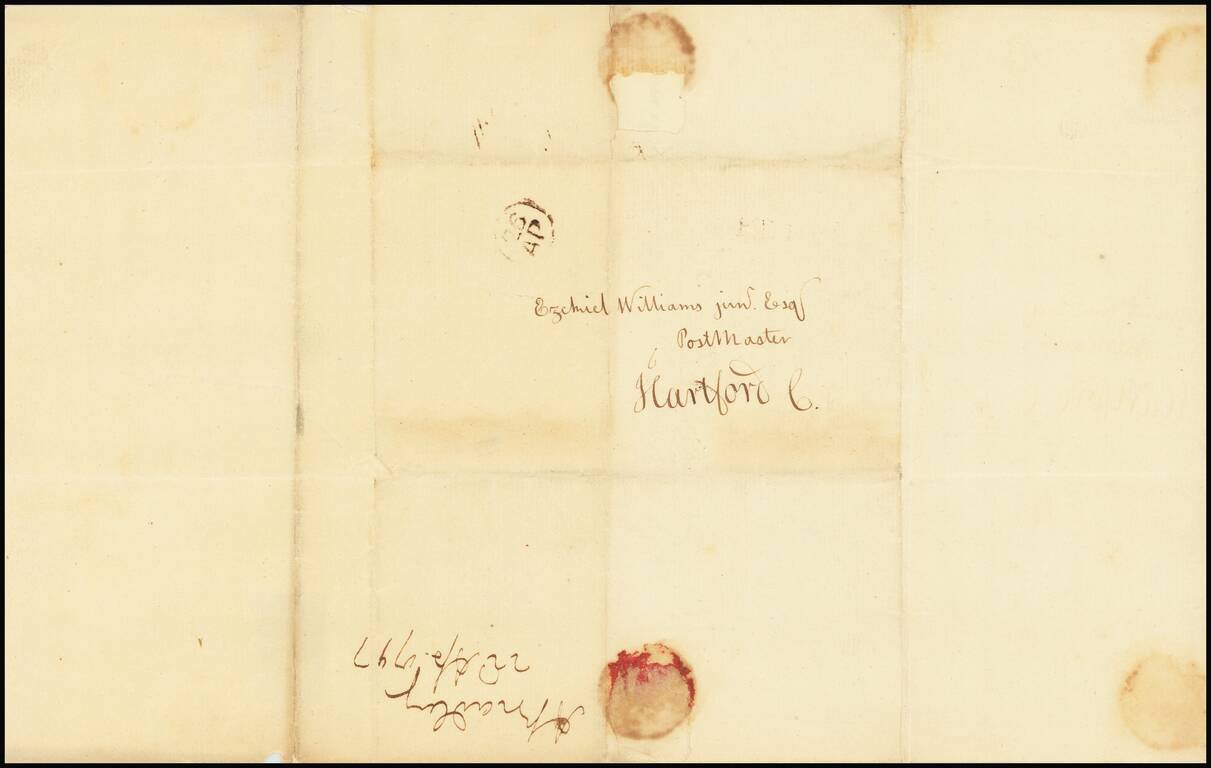 [Abraham Bradley Letter to Ezekiel Williams Jr. --  Dated April 22, 1797]