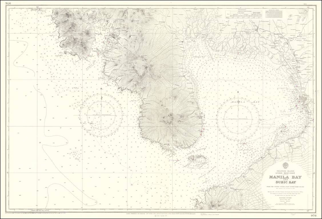 Manila Bay and Subic Bay . . .