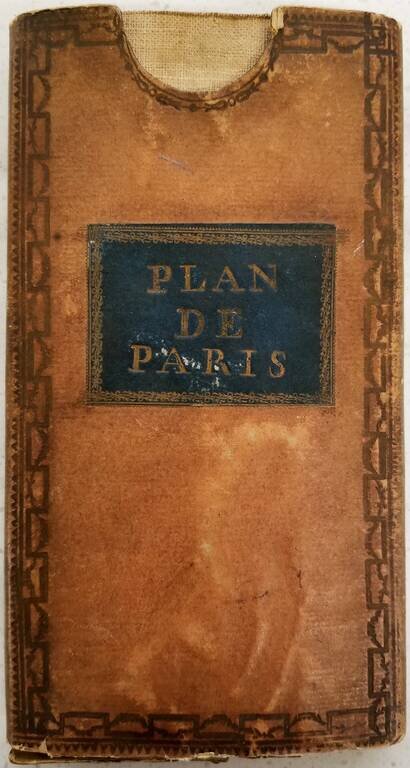 Plan Routier de la Ville et Faubourg de Paris Divise en 12 Municipalities 1802.  An. 10