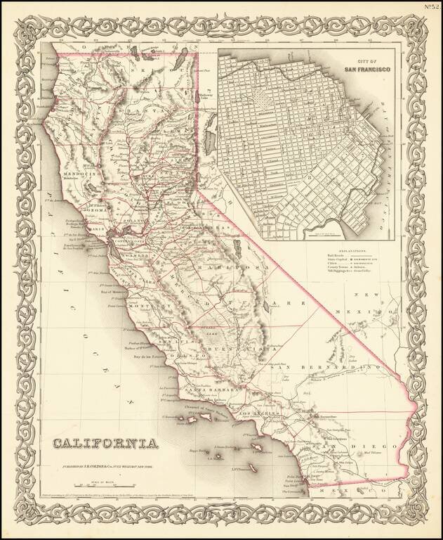 California (with San Francisco inset map)