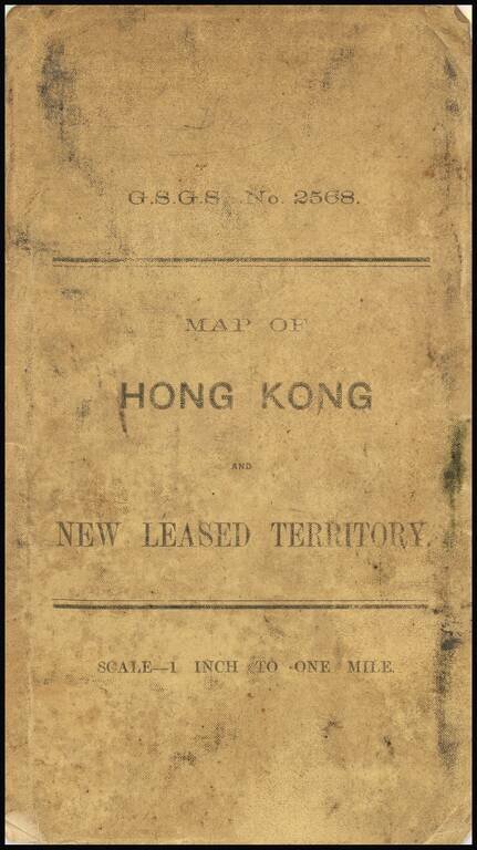 Map of Hong Kong and New Leased Territory