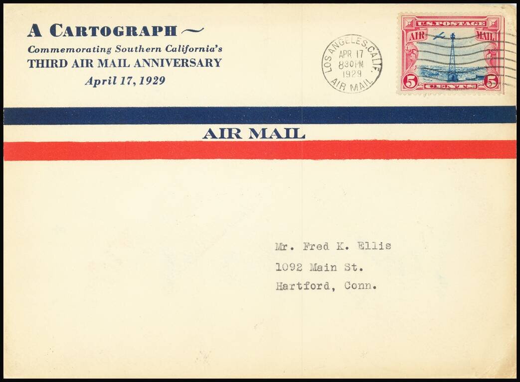 A Cartograph of Southern California showing how the Land of Sunshine has become so air-minded that everybody flies hither and yon and yon and hither . . .