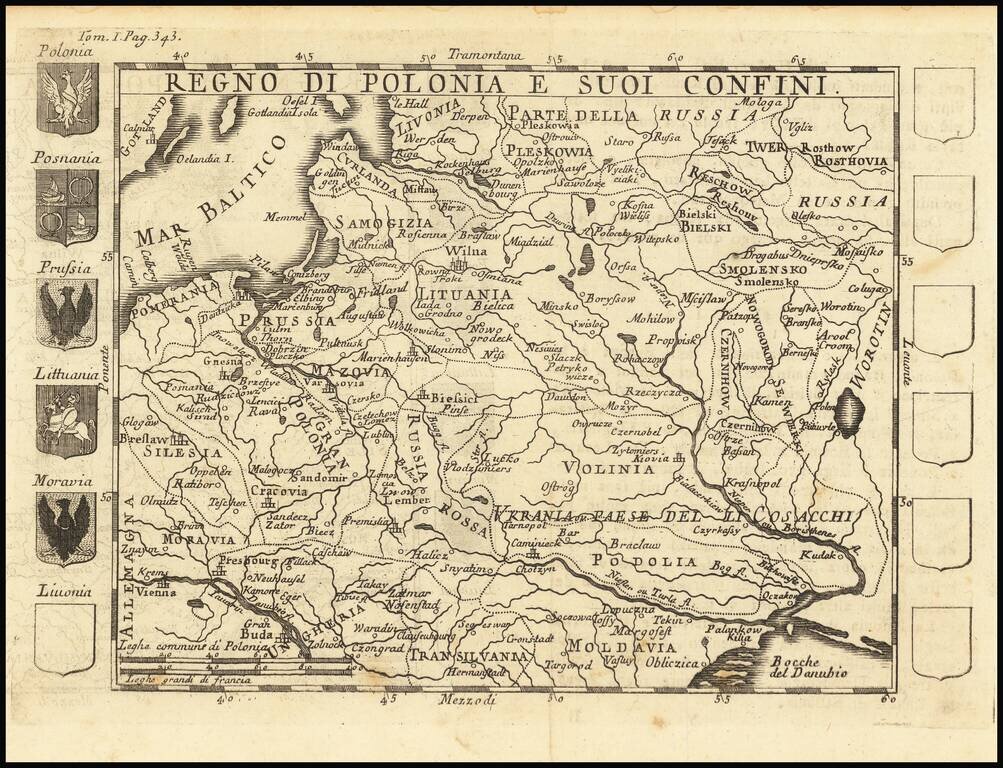 Regno Di Polonia e Suoi Confini