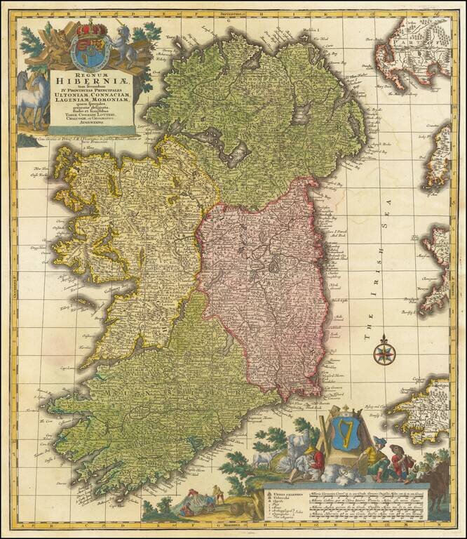 Regnum Hiberniae, tam Secundum IV Provincias Principales Ultoniam, Connaciam, Lageniam, et Momoniam quam peciales, accurate designata studio et sumptibus . . .
