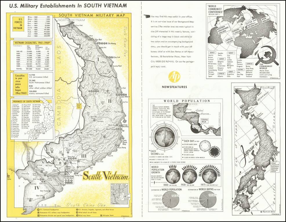 U.S. Military Establishments in South Vietnam