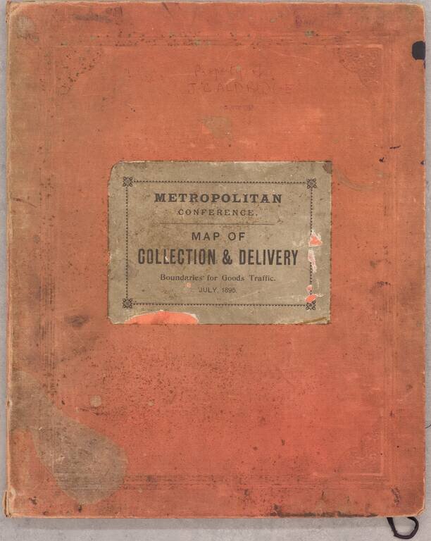 Metropolitan Conference | Map of Collection & Delivery Boundaries for Goods Traffic July 1985.