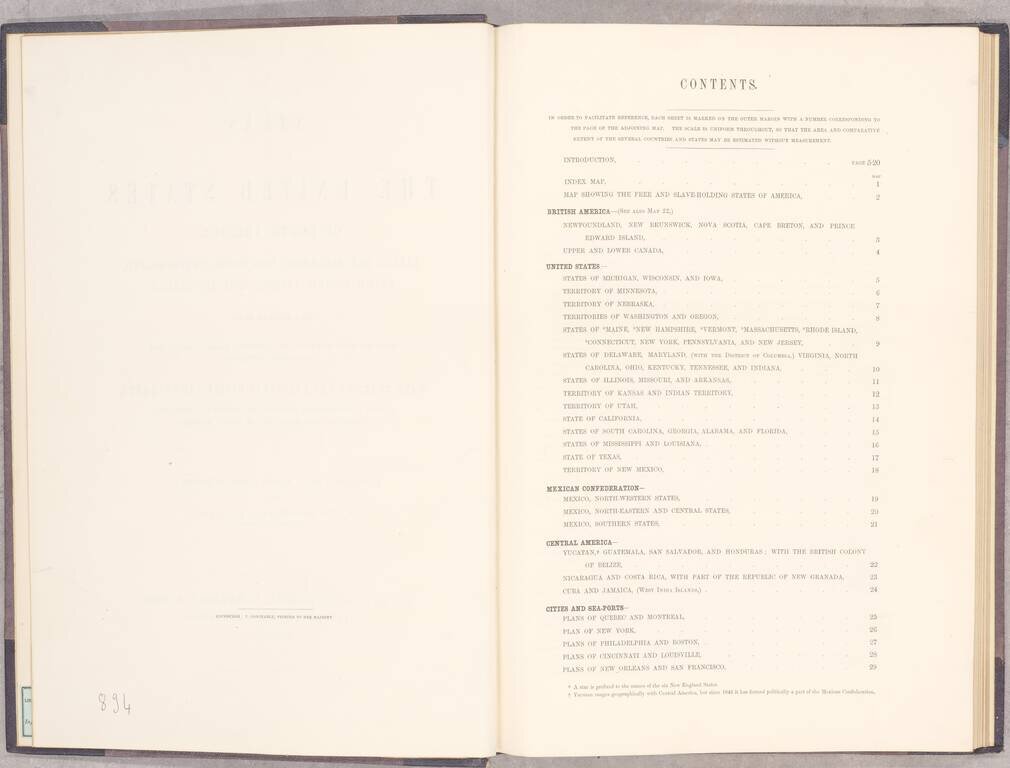 Atlas of the United States, British & Central America: by Prof. Rogers & A. Keith Johnston, 1857.