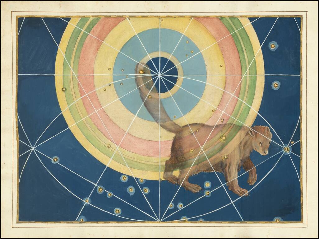 [ Ursa Minor ]  (Stars Heightened in Gold)