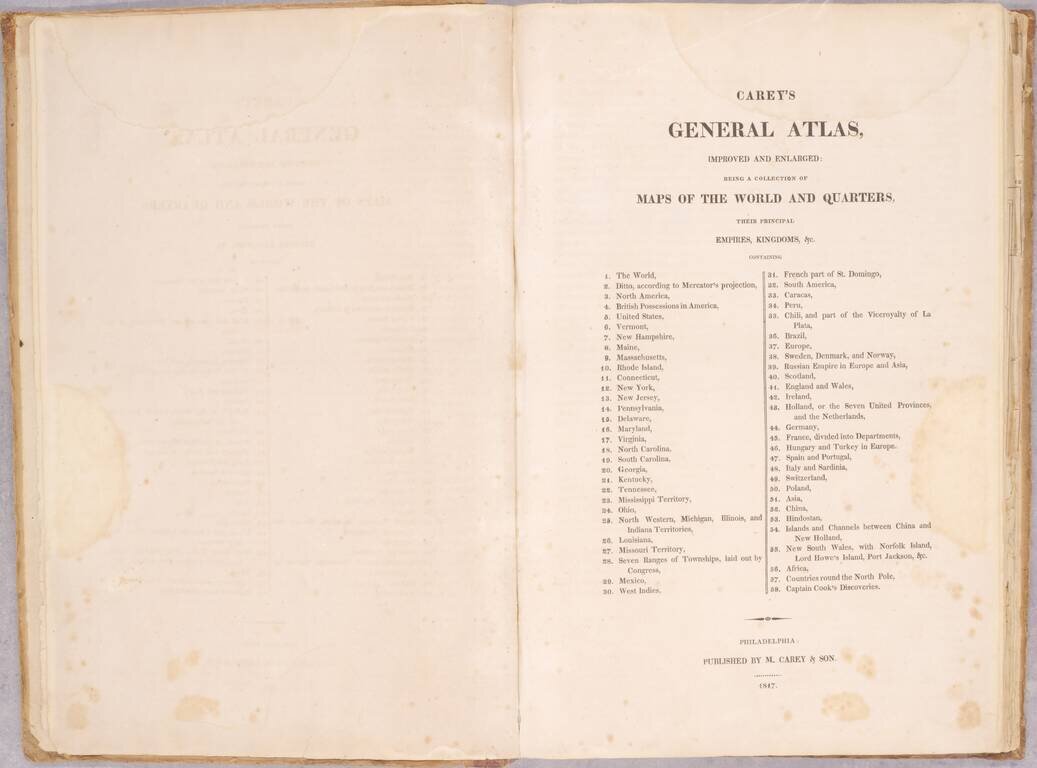 Carey's General Atlas